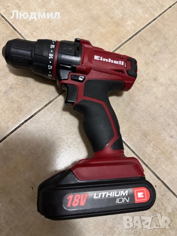 Акумолаторен винтоверт einhell, снимка 2 - Винтоверти - 52755440