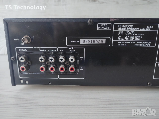 Усилвател KENWOOD KA-54, снимка 5 - Ресийвъри, усилватели, смесителни пултове - 53205840