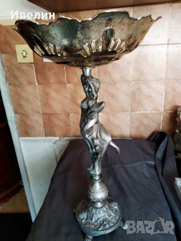 купа,фруктиера арт деко, снимка 6 - Антикварни и старинни предмети - 28713257