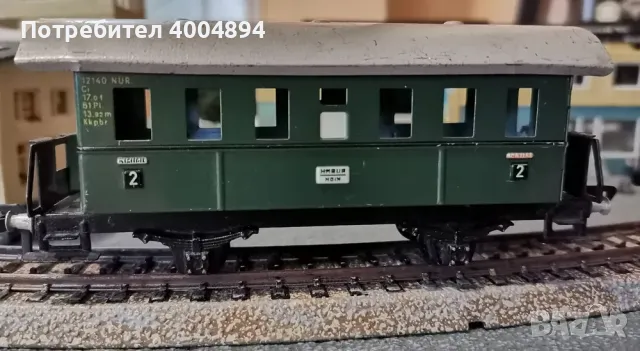 Запазено и действащо колекционерско електрическо влакче Marklin 3, снимка 9 - Колекции - 48810525