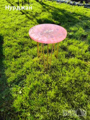 Уникална ръчно изработена епоксидна масичка , снимка 3 - Маси - 50026598