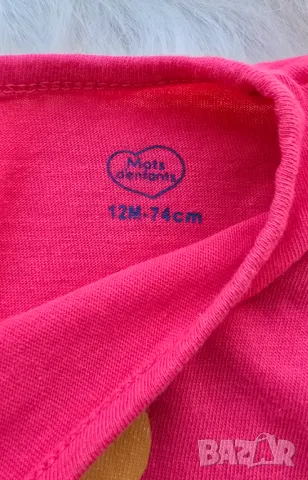 Детска рокля и летен ромпър 9-12 месеца, снимка 9 - Бебешки гащеризони - 50062022