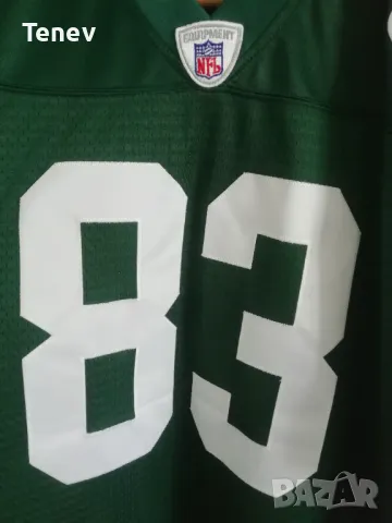 New York Jets Moss Reebok NFL XL+2 оригинална тениска фланелка jersey Джетс Ню Йорк, снимка 4 - Тениски - 50378485
