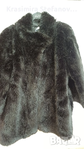 дамско палто с косъм, снимка 5 - Палта, манта - 52019494