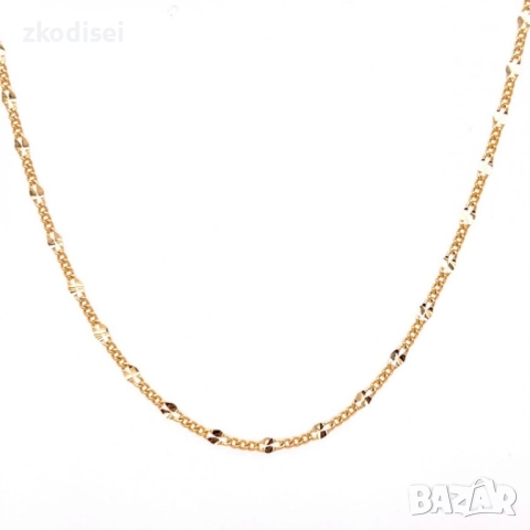 Златен синджир 4,13гр. 48,0см. 14кр. проба:585 модел:34383-4, снимка 2 - Колиета, медальони, синджири - 51821881