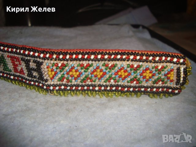 СПОМЕН Старинно МЪНИСТЕНО УКРАШЕНИЕ НАКИТ ШИРИТ 20те ГОДИНИ на 20ти ВЕК МАЙСТОРСКИ УНИКАТ БИЖУ 30686, снимка 7 - Антикварни и старинни предмети - 37851442