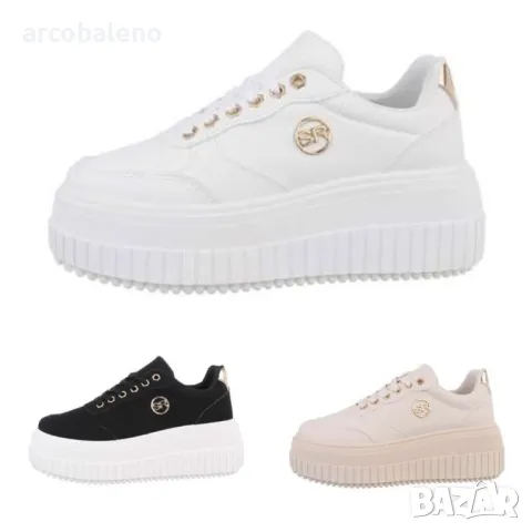 Дамски ниски кецове, 3цвята 