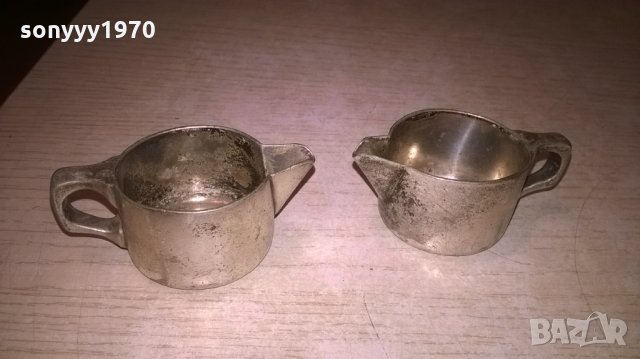посребрени малки канички за сметана/мляко-внос швеицария, снимка 6 - Колекции - 27194492