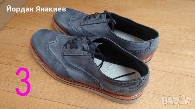 Мъжки обувки Кларкс 47 номер, Clarks 12 UK, снимка 3 - Спортно елегантни обувки - 43563695