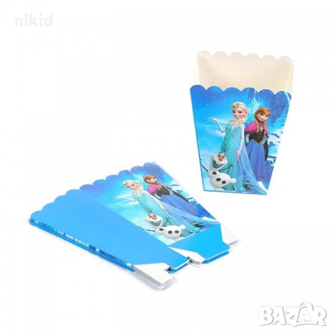 Замръзналото Кралство Елза Анна frozen Парти кутия за дребни лакомства пуканки и др, снимка 2 - Кутии за храна - 19343405