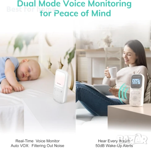 Преносим бебешки аудио монитор и звукова машина Dr.Care NeoGo , снимка 2 - Бебефони - 51052976