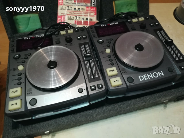 КУФАР С 2БР-DENON DN-S1000 MP3 CD PLAYER-MADE IN JAPAN 2011251800LCHERY1, снимка 2 - Ресийвъри, усилватели, смесителни пултове - 52482995