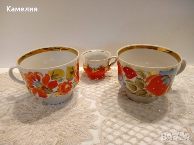 Руски порцелан , снимка 13 - Чаши - 40093499