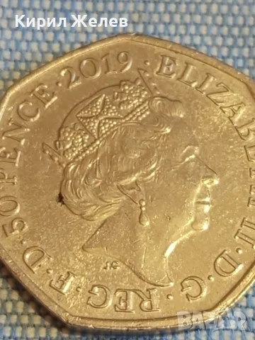 Монета 50 пенса 2019г. Англия 50г. мечето Падингтън катедралата Сейнт Пол 49553, снимка 5 - Нумизматика и бонистика - 48390976
