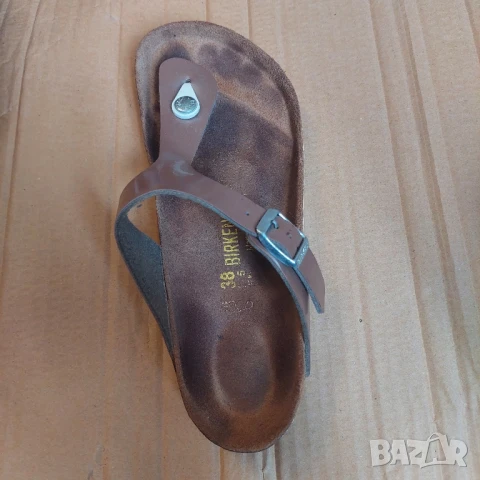 чехли Birkenstock Gizeh  номер 38, снимка 3 - Чехли - 50293071