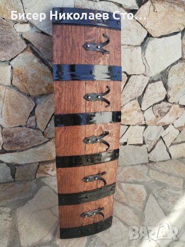Закачалки от автентични бъчви с ръчно ковано желязо!, снимка 13 - Декорация за дома - 29058646