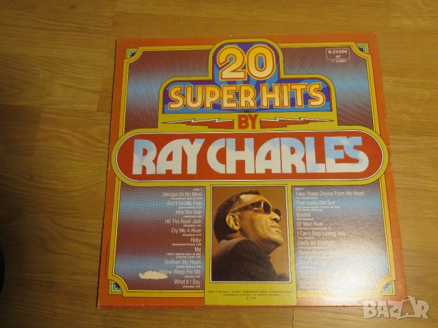 Грамофонна плоча Рей Чарлс, Ray Charles -  20 super Hits  - изд. 76 год , снимка 2 - Грамофонни плочи - 28704533