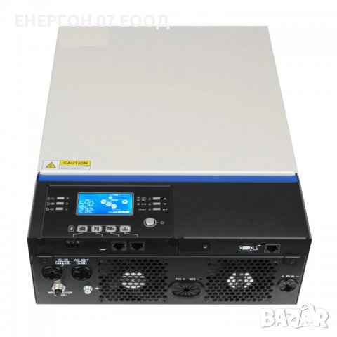 Хибриден Соларен Инвертор 5KW + 80А МРРТ зарядно + Bluetooth, снимка 7 - Други - 37841327