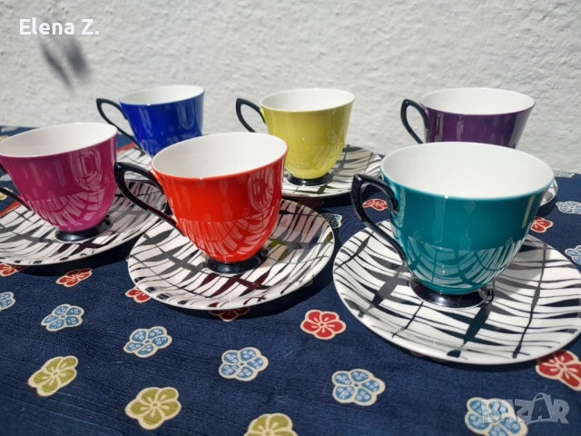 Royal Albert South Pacific - рядък сервиз, снимка 18 - Чаши - 52199669