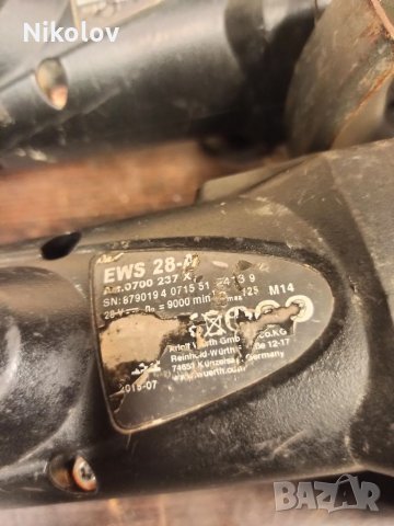 Ъглошлайф WURTH EWS 28 A, снимка 4 - Други инструменти - 35248224