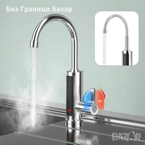 Нов 3000W електрически кран с нагревател, топла вода за секунди кухня, снимка 8 - Други стоки за дома - 49484375