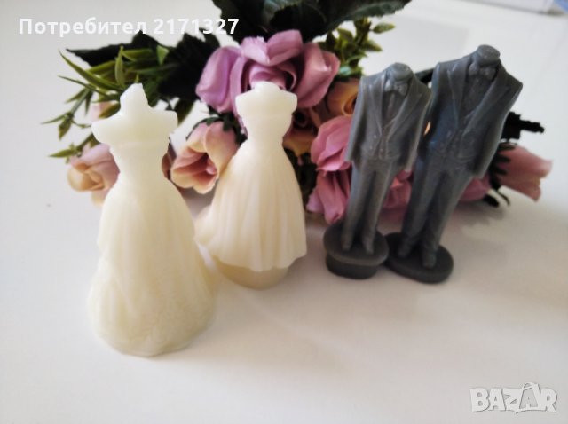 Подаръчета за сватби, годежи и момински партита изработени от сапун