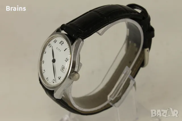 1960's CITY Швейцарски Ръчен Часовник, снимка 5 - Антикварни и старинни предмети - 49629330