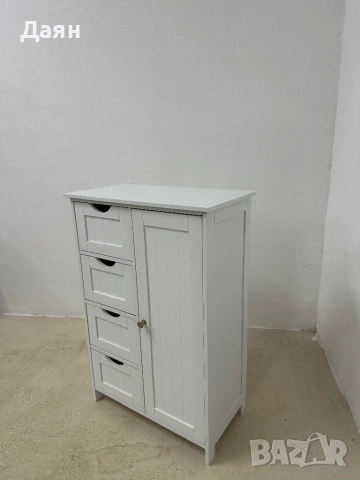 Шкаф за баня VASAGLE, снимка 3 - Шкафове - 53153443