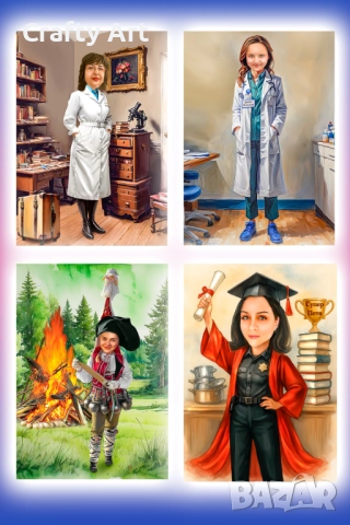 Дигитални карикатури и портрети , снимка 3 - Други услуги - 52528201