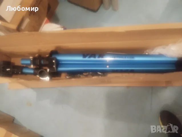 VAR Сгъваема стойка за ремонт на велосипеди PR-84000 - синя

, снимка 3 - Велосипеди - 49317946