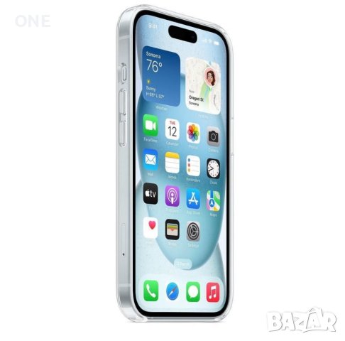 Прозрачен Силиконов MagSafe Кейс за Apple iPhone 15 Pro, снимка 4 - Apple iPhone - 43257202