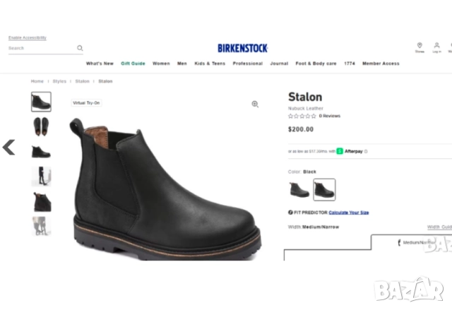 обувки /боти Birkenstock Stalon LENU номер 41, снимка 3 - Мъжки боти - 52722272