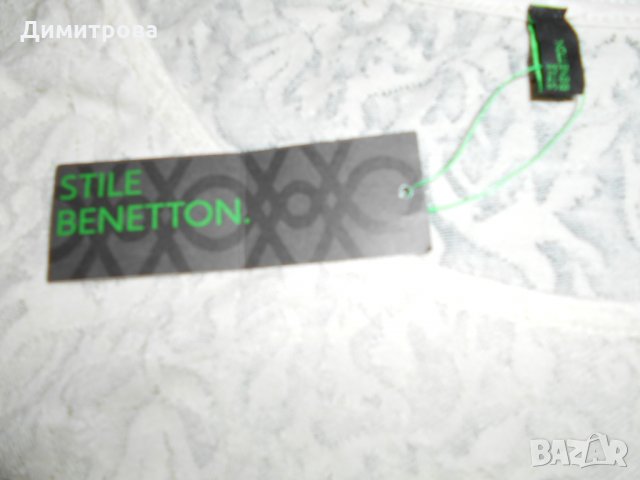 Benetton - Нова блуза, дантела, снимка 5 - Ризи - 28168085