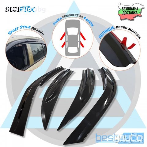 Ветробрани Sunplex Mugen Стил за Mercedes W211 седан E класа, снимка 1