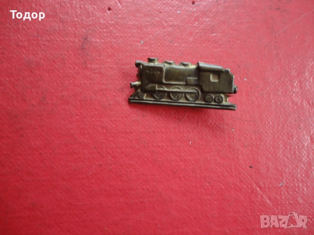 Бронзов знак значка  кокарда локомотив 4804, снимка 5 - Колекции - 52834755