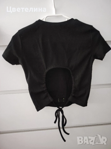 Дамска тъмносиня риза с цветя HOUSE размер XS цена 25 лв.+ подарък блуза XS размер, снимка 6 - Ризи - 42866435