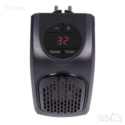 Мини вентилаторна керамична печка 350 – Компактна мощност за топлина и комфорт, снимка 4 - Друга електроника - 52806229