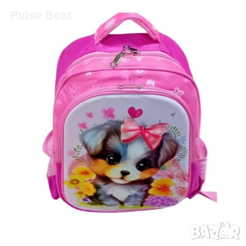 Детска раница с цветен дизайн и различни илюстрации