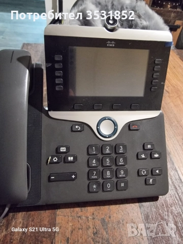 Cisco телефон с камера, снимка 2 - Други - 52227831