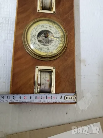 Немски барометър, термометър и влагомер. , снимка 7 - Други ценни предмети - 49694814