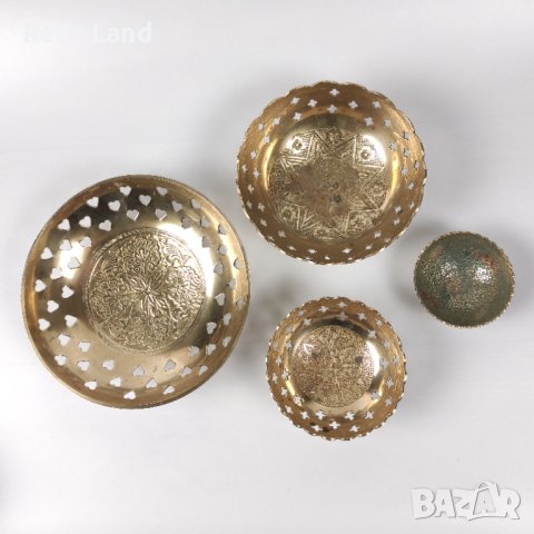 Сет купи от месинг, снимка 1