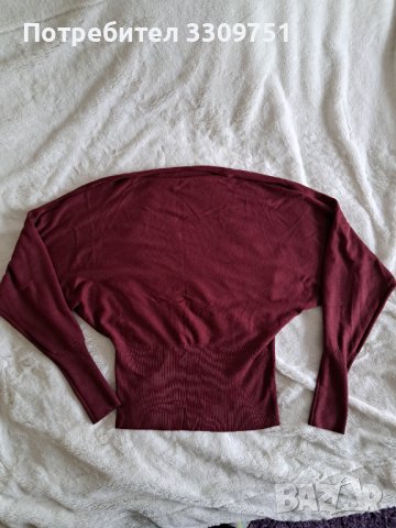 Дамска блуза в цвят бордо, снимка 1