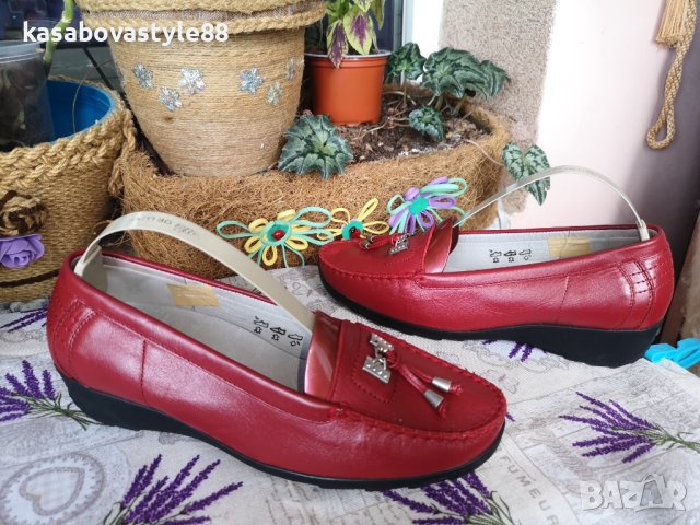 Обувки Waldlauder Естествена кожа , снимка 10 - Дамски ежедневни обувки - 40284091
