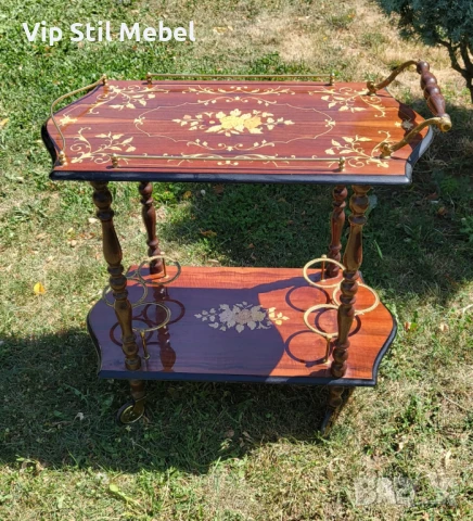 Италианска барокова количка за сервиране , снимка 7 - Кухни - 51356025