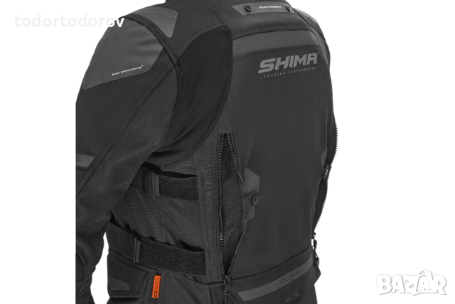 Дамско текстилно мото яке SHIMA DUNE WP Black/Gray, снимка 4 - Аксесоари и консумативи - 51530328