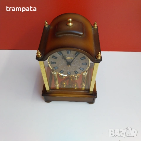 НАЙ ДОБРАТА ОФЕРТА Немски Настолен  кварцов часовник  Hermle , снимка 2 - Други ценни предмети - 53143404