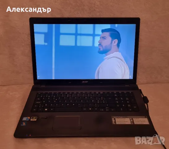 Лаптоп Acer Aspire 17.3 инча , снимка 2 - Лаптопи за дома - 48408376