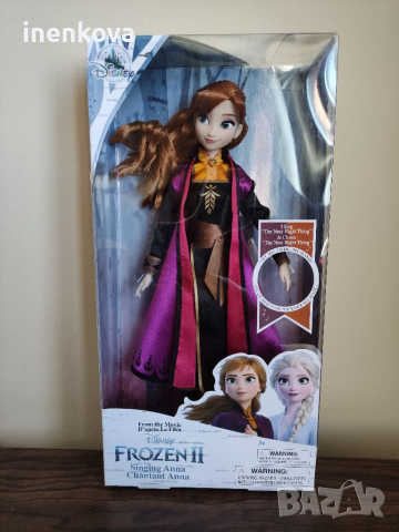 Оригинална пееща кукла Анна - Замръзналото кралство 2 - Дисни Стор Disney Store 