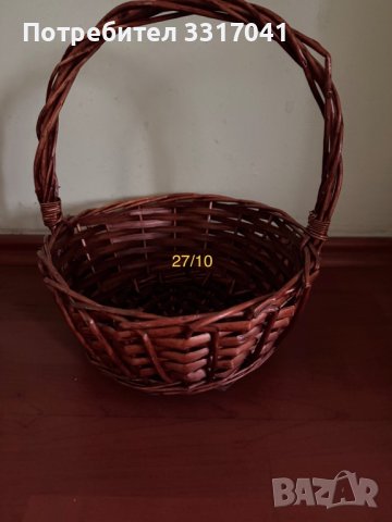 Плетени ратанови кошници - единични бройки, снимка 4 - Други - 40884499