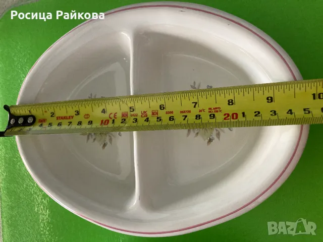 Две порцеланови чинии, снимка 4 - Чинии - 50260945